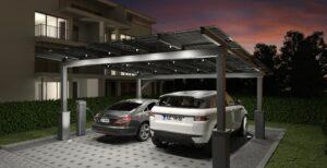 Ein Solar Carport ist auch finanziell attraktiv. Foto: Anbieter